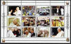 Karakalpakia Republic 2003 Pope John Paul II perf sheetlet #01 containing complete set of 12 values (inscribed Pope Joan Paul II) unmounted mint