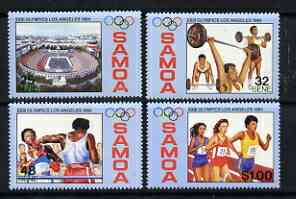 Samoa 1984 Los Angeles Olympic Games perf set of 4 unmounted mint, SG 678-81*