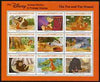 Grenada - Grenadines 1988 Disney Animal Cartoon Films - The Fox & The Hound perf sheetlet containing 9 values unmounted mint, as SG 1012-20
