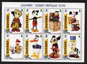 Guyana 1996 Disney Antique Toys perf sheetlet containing 8 values unmounted mint, SG 4799-4806