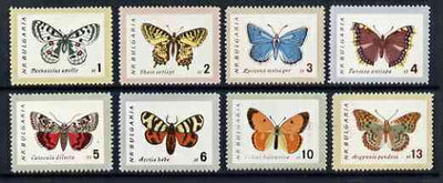 Bulgaria 1962 Butterflies & Moths perf set of 8 unmounted mint, SG 1337-44