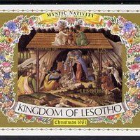 Lesotho 1981 Christmas Nativity by Botticelli imperf m/sheet unmounted mint, as SG MS 461