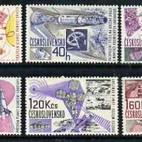 Czechoslovakia 1967 Space Research perf set of 6 unmounted mint, SG 1639-44