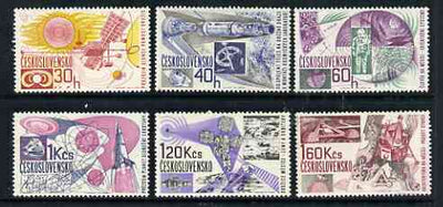 Czechoslovakia 1967 Space Research perf set of 6 unmounted mint, SG 1639-44