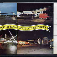 Postcard - Great Britain 1980 Bournemouth Royal Mail Air Services picture postcard (SWPR 10) used with first day of sale cancel