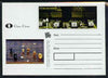 Turkmenistan 1999 Chess Classic postal stationery card No.2 from a series of 6 showing Contestants at play (long stamp) unused and pristine