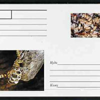 Touva 1999 Insects #2 postal stationery card unused and pristine showing Ants