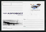 Ingushetia Republic 1999 Aeroflot Soviet Airlines postal stationery card No.03 from a series of 16 showing My-104, unused and pristine
