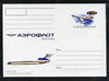 Ingushetia Republic 1999 Aeroflot Soviet Airlines postal stationery card No.10 from a series of 16 showing Ty-154, unused and pristine