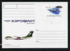 Ingushetia Republic 1999 Aeroflot Soviet Airlines postal stationery card No.11 from a series of 16 showing Ur-76, unused and pristine