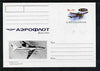 Ingushetia Republic 1999 Aeroflot Soviet Airlines postal stationery card No.13 from a series of 16 showing Ty-114, unused and pristine