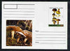 North Ossetia Republic 1999 Fungi #4 postal stationery card unused and pristine