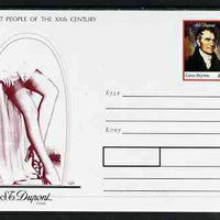 Sakha (Yakutia) Republic 1999 Great People of the 20th Century #3 postal stationery card unused and pristine showing S T Dupont