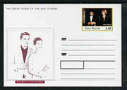 Sakha (Yakutia) Republic 1999 Great People of the 20th Century #4 postal stationery card unused and pristine showing,Alain Delon & Romny Schneider