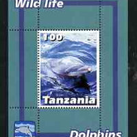 Tanzania 2003 Wild Life - Dolphins perf souvenir sheet unmounted mint
