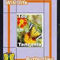 Tanzania 2003 Wild Life - Butterflies perf souvenir sheet unmounted mint