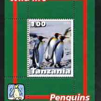 Tanzania 2003 Wild Life - Penguins perf souvenir sheet unmounted mint