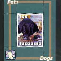 Tanzania 2003 Pets - Dogs perf souvenir sheet unmounted mint