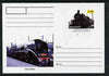 Kabardino-Balkaria Republic 1999 Steam Locomotives of the World #09 postal stationery card unused and pristine showing Class 310 2-6-4 and Class 232U1