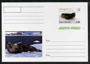 Sakha (Yakutia) Republic 1999 Greenpeace - Seals #01 postal stationery card unused and pristine