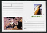 Sakha (Yakutia) Republic 1999 Greenpeace - Seals #07 postal stationery card unused and pristine