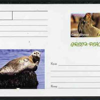 Sakha (Yakutia) Republic 1999 Greenpeace - Seals #10 postal stationery card unused and pristine
