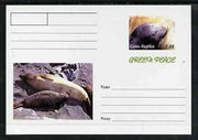 Sakha (Yakutia) Republic 1999 Greenpeace - Seals #11 postal stationery card unused and pristine