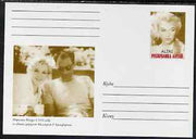 Altaj Republic 1999 Marilyn Monroe #06 postal stationery card unused and pristine