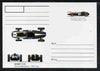 South Ossetia Republic 1999 Grand Prix Racing Cars #02 postal stationery card unused and pristine showing 1960 Cooper T-53