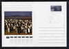Ukranian Antarctic Post 1998 Polar Life #1 postal stationery card unused and pristine showing Scenic View & Penguins