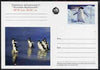 Ukranian Antarctic Post 1998 Penguins #2 postal stationery card unused and pristine
