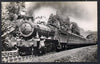 Postcard by Ian Allan - GWR Down Weymouth Express hauled by Hall Class 4-6-0 No.6944 Fledborough hall, black & white, unused and in good condition