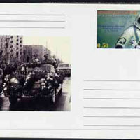 South Ossetia Republic (Kussar Iryston) 1998 Man in Space #3 postal stationery card unused and pristine