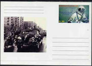 South Ossetia Republic (Kussar Iryston) 1998 Man in Space #3 postal stationery card unused and pristine