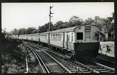 Postcard by A-B-C - LNER Tyneside Electric Coast Train, black & white, unused and in good condition