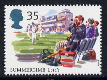 Great Britain 1994 Cricket 35p from The Four Seasons - Summertime set unmounted mint, SG 1837