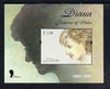Liberia 1997 Princess Diana Memorial perf m/sheet (watercolour portrait and Silhouette) unmounted mint