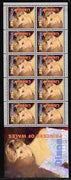 Liberia 1997 Princess Diana Memorial perf sheetlet containg 10 x 25c portrait stamps unmounted mint