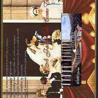 Liberia 1997 Princess Diana Memorial perf sheetlet containg long $3 stamp (Wedding Dress) unmounted mint