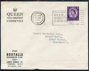 Postmark - Great Britain 1966 cover bearing illustrated slogan cancellation for 'The Country Code - Keep Your Dog Under Control' some staining