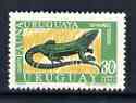 Uruguay 1970-71 Teju Lizard 30p unmounted mint, SG 1416