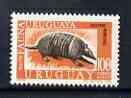 Uruguay 1970-71 Mulita Armadillo 100p unmounted mint, SG 1418