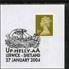 Postmark - Great Britain 2004 cover with 'Up-Helly-Aa' Lerwick illustrated cancel (Viking Festival)