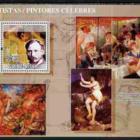 Guinea - Bissau 2009 Greatest Painters (Renoir) perf s/sheet unmounted mint Yv 451, Mi 696