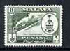 Malaya - Penang 1960 East Coast Railway 8c (from def set) unmounted mint, SG 59