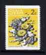 South West Africa 1973 Succulent - Lapidaria margaretae 2c coil imperf x P14 unmounted mint, SG 258b