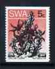South West Africa 1973 Succulent - Caralluma lugardii 5c coil imperf x P14 unmounted mint, SG 259a