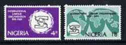 Nigeria 1969 50th Anniversary of International Labour Organization perf set of 2 unmounted mint, SG 235-36*