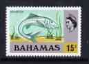 Bahamas 1971 Bonefish 15c (CA upright wmk def set) unmounted mint, SG 370*