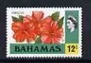 Bahamas 1971 Hibiscus 12c (CA upright wmk def set) unmounted mint, SG 369